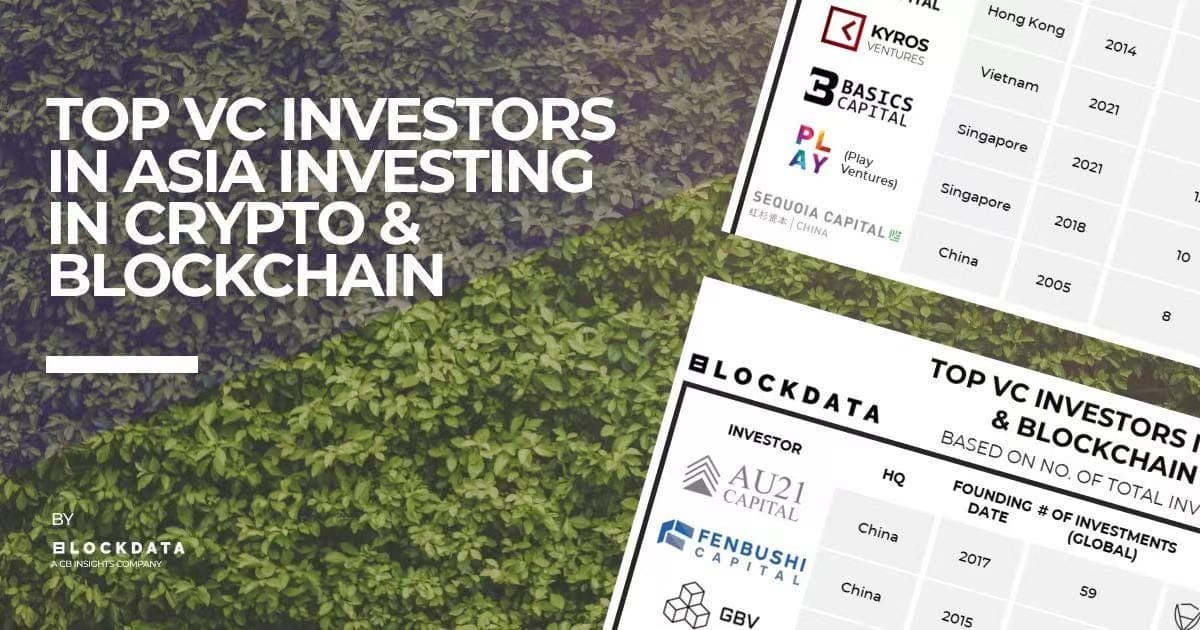 Blockdata | VC in Asia Investing in Crypto & Blockchain Companies