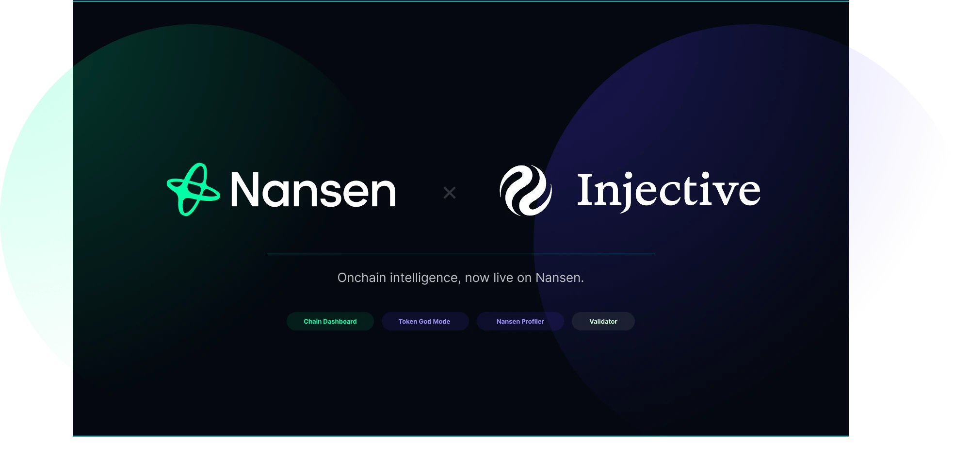 We're Collaborating with Injective: Full Onchain Analytics and Validator Now Live