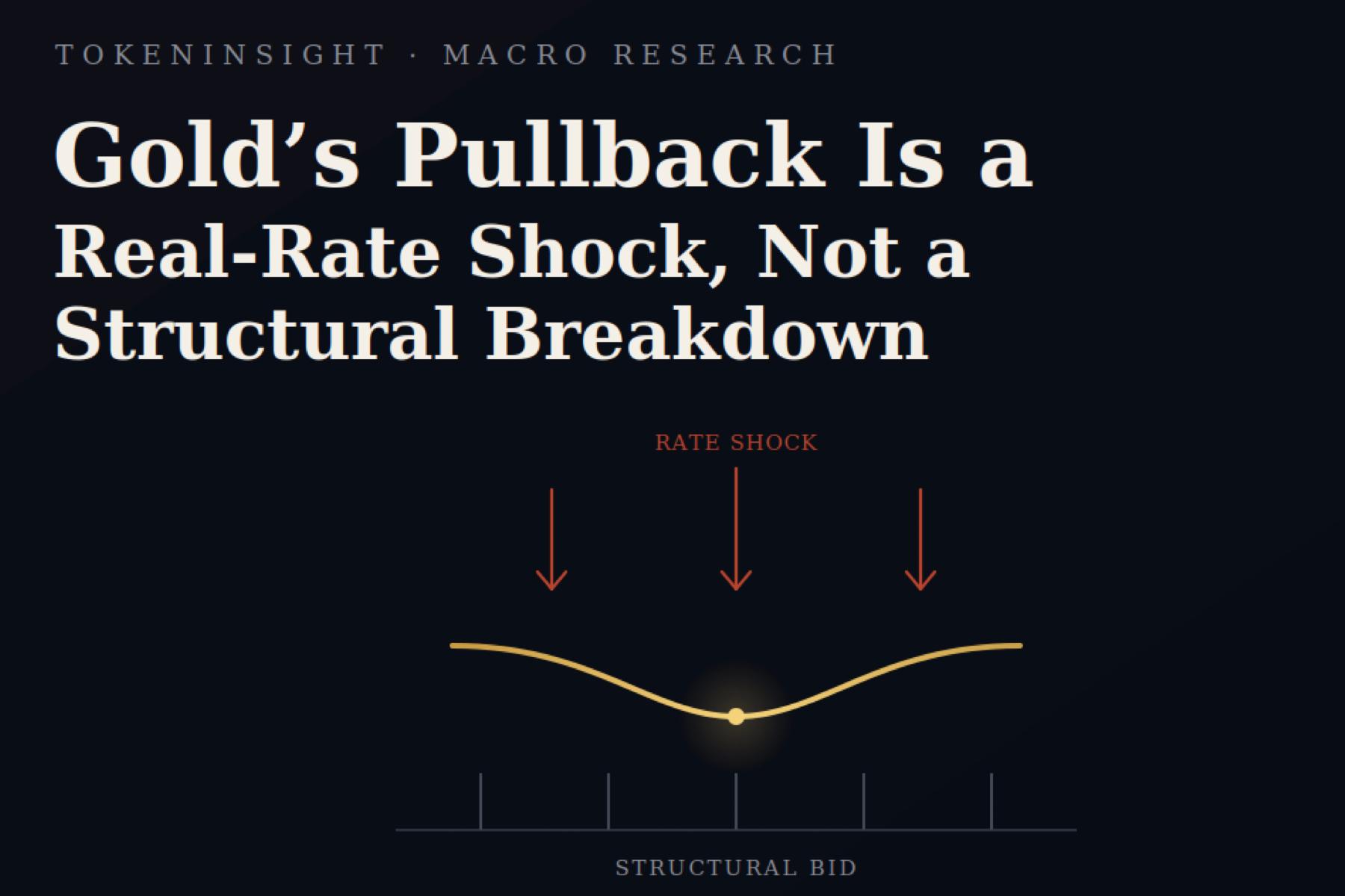 Gold’s Pullback Is a Real-Rate Shock, Not a Structural Breakdown